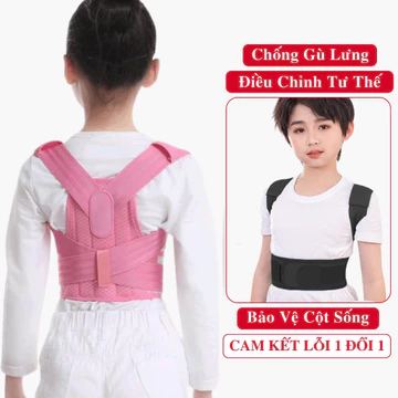 Đai Chống Gù Lưng Trẻ Em Cao Cấp Andego BH Lỗi 1 Đổi 1. Đai Định Hình Thẳng Lưng Chống Gù Trẻ Em.