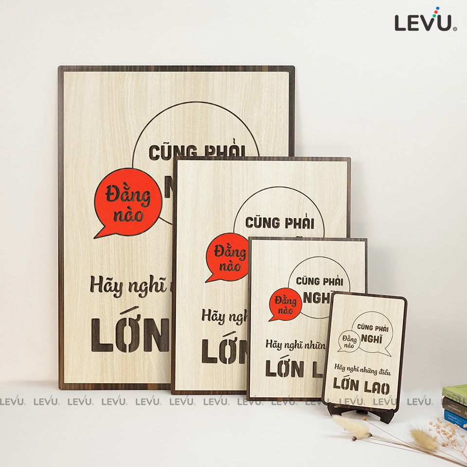 Tranh Slogan Tạo Động Lực LEVU069 động viên tinh thần khởi nghiệp