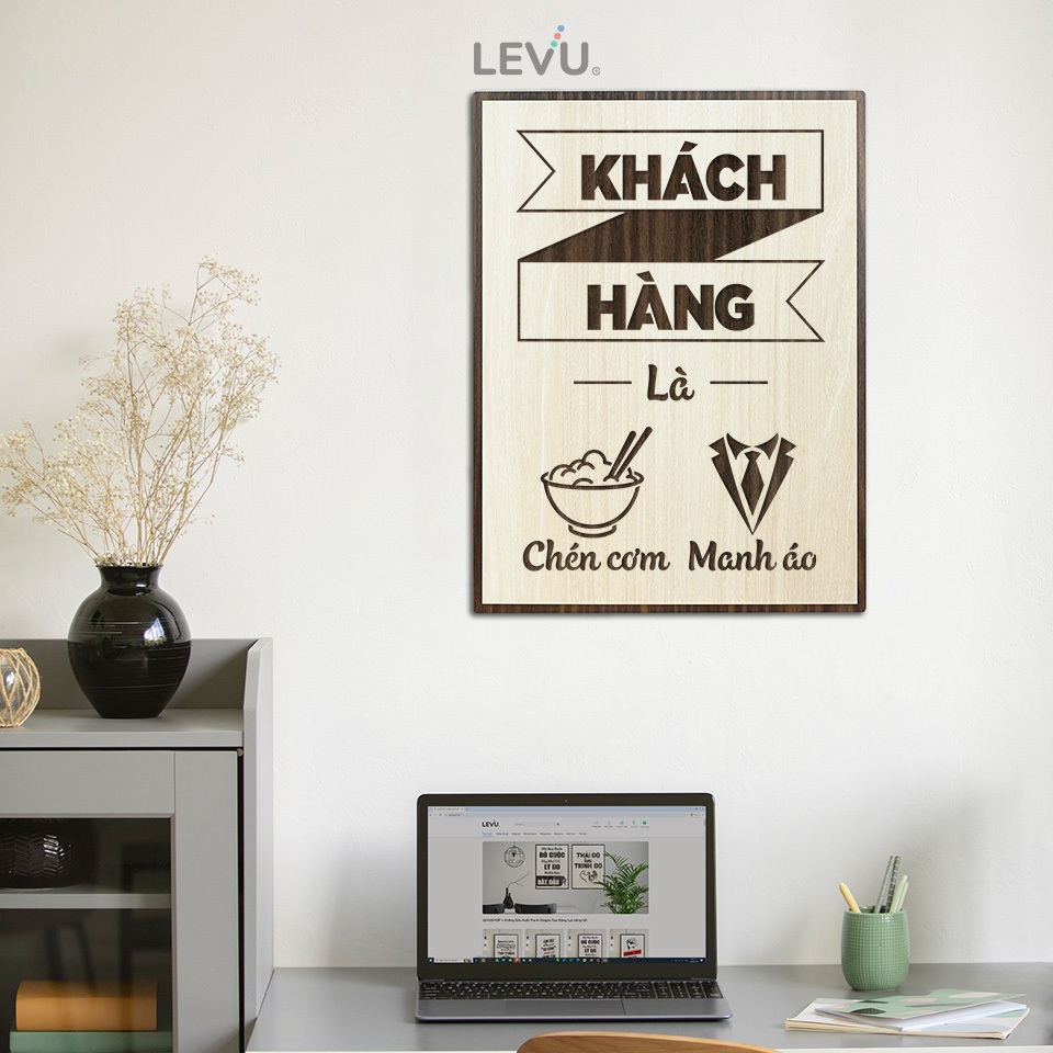 Tranh Treo Tường Handmade LEVU055 trang trí nhà hàng khách sạn