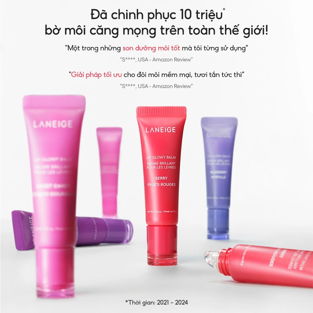 Son dưỡng môi LANEIGE Lip Glowy Balm