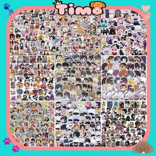 Sticker Anime Cute Hình Dán Conan Kimetsu No Yaiba One Piece Haikyuu Gojo Timo ST109