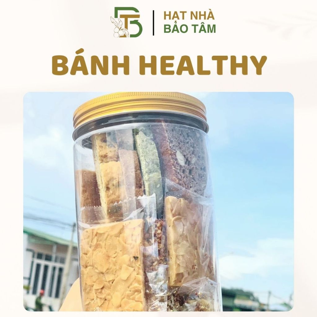 Bánh Healthy Mix 6 Loại Bánh Dinh Dưỡng - Xưởng Hạt Dinh Dưỡng Bảo Tâm