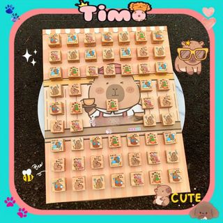Blind Box Capybara Chiikawa Hộp Mù 55 Cái Test Nhân Phẩm Quà Tặng Kiểm Tra Độ May Mắn Giá Rẻ Timo QT67