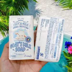 Xà bông cục sữa dê + bơ sữa Nhật Bản