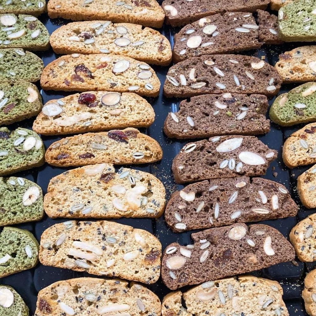 Bánh Biscotti Nguyên Cám 3 Vị Thơm Ngon - Xưởng Hạt Dinh Dưỡng Bảo Tâm