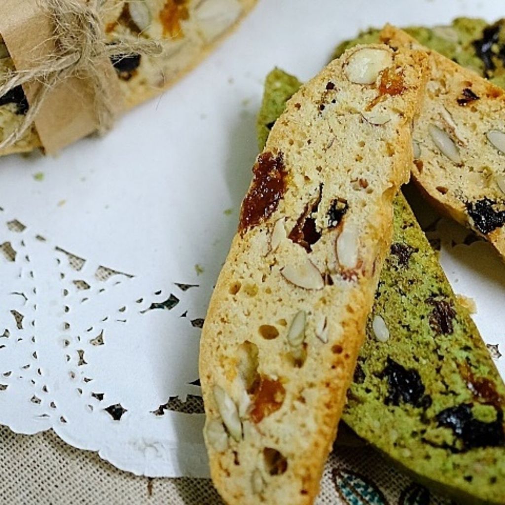 Bánh Biscotti Nguyên Cám 3 Vị Thơm Ngon - Xưởng Hạt Dinh Dưỡng Bảo Tâm