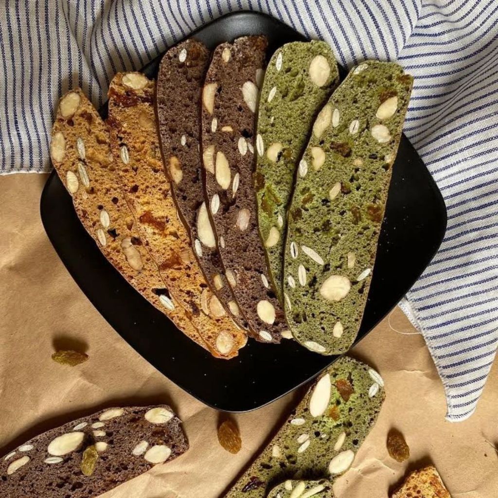 Bánh Biscotti Nguyên Cám 3 Vị Thơm Ngon - Xưởng Hạt Dinh Dưỡng Bảo Tâm