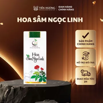Hoa Sâm Ngọc Linh TRIMICO, Hoa sâm khô dùng hãm trà, ngâm rượu, sắc nước uống cải thiện sức khỏe hộp