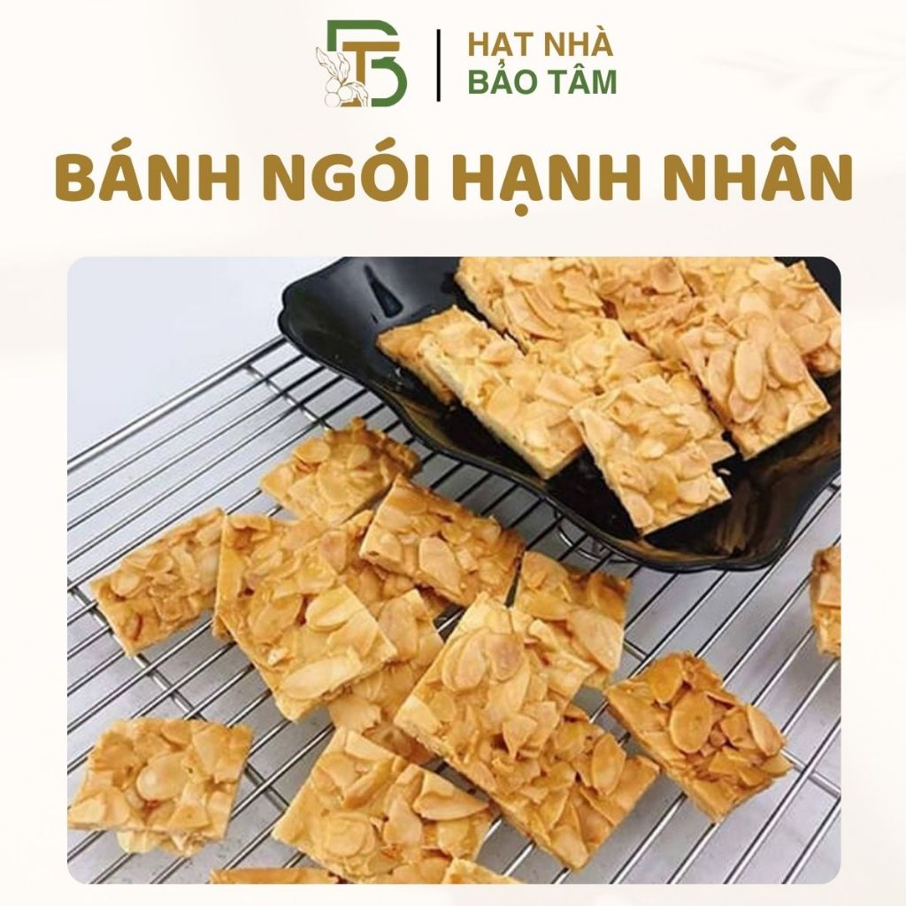 Bánh Ngói Hạnh Nhân Giòn Rụm - Xưởng Hạt Dinh Dưỡng Bảo Tâm