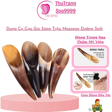 Dụng Cụ Cạo Gió, Day Ấn Huyệt Sừng Trâu | Massage Dụng Cụ Diện Chẩn Chuyên Dụng Dành Cho Dưỡng Sinh