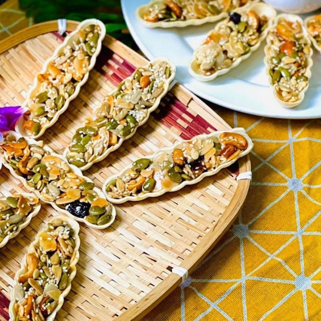 Bánh Thuyền Mix Hạt Dinh Dưỡng Thơm Ngon - Xưởng Hạt Dinh Dưỡng Bảo Tâm