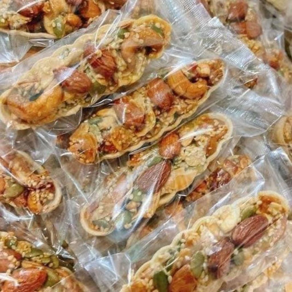 Bánh Thuyền Mix Hạt Dinh Dưỡng Thơm Ngon - Xưởng Hạt Dinh Dưỡng Bảo Tâm