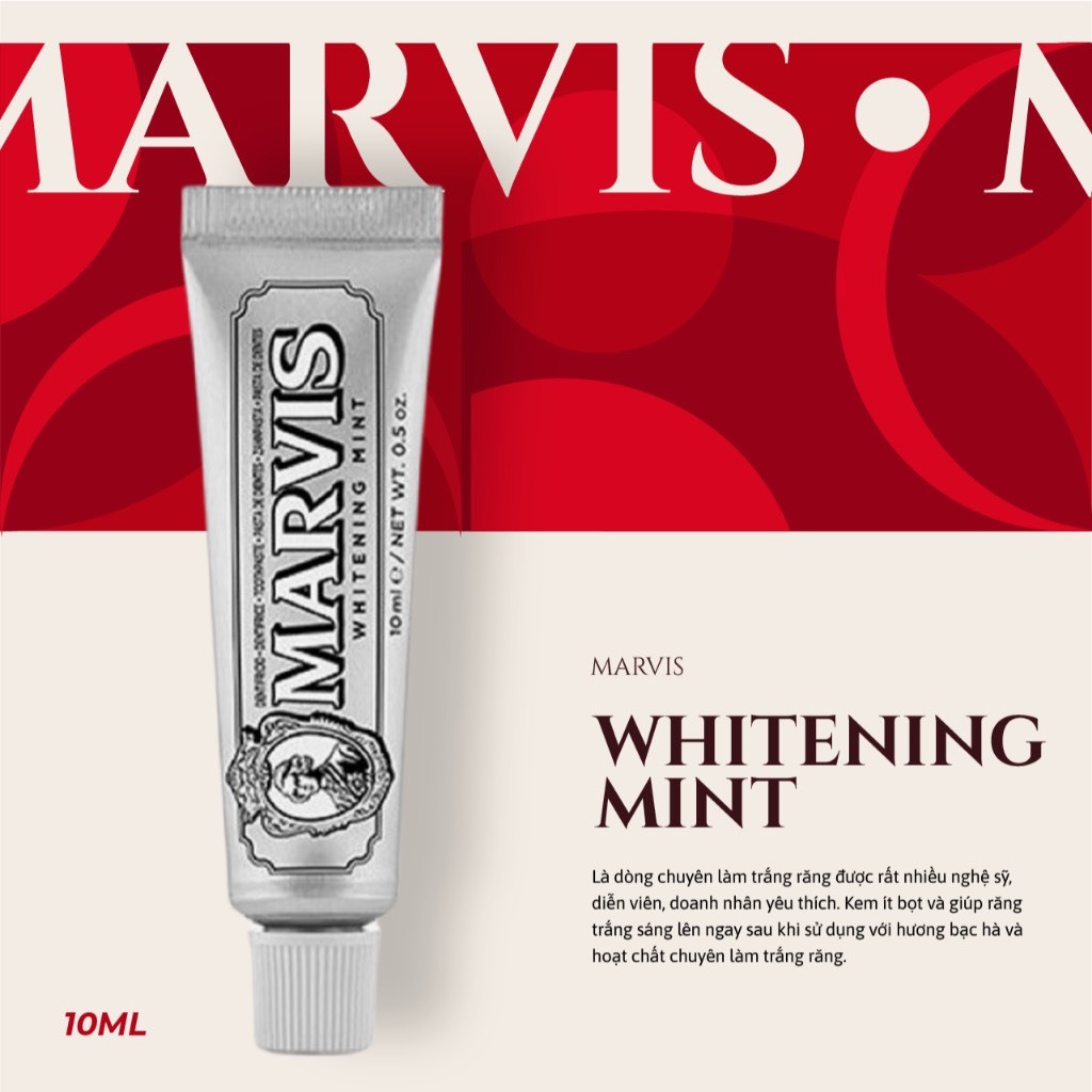 Kem Đánh Răng MARVIS Orange Blossom 75ML Vị Ngọt Ngào Của Hoa Cam