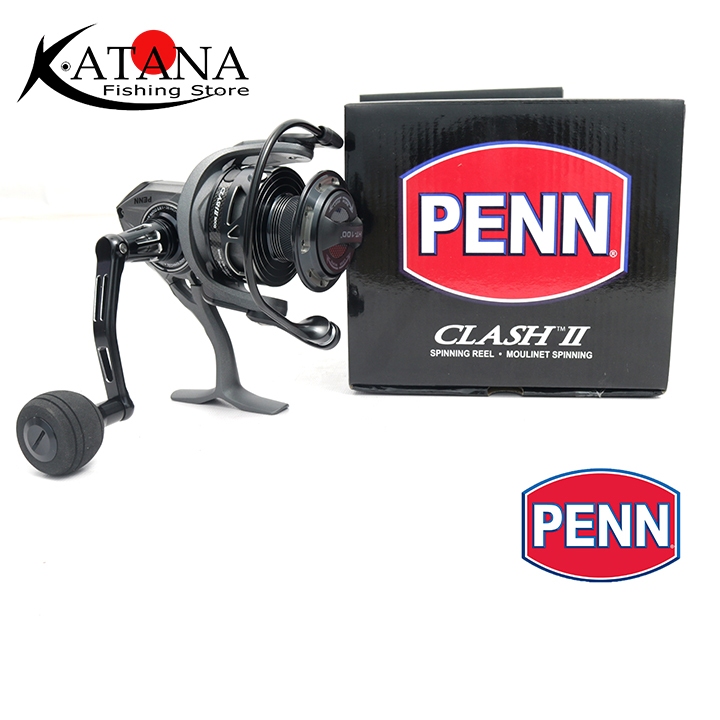Moulinet Penn Clash II 5000 - Bobine Fixe Pour Pêche Au Lancer - Neuf