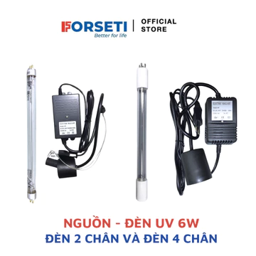 Nguồn và đèn UV 6W loại 2 chân, 4 chân nhập khẩu dùng cho máy lọc nước RO Karofi, Kangaroo, Forseti