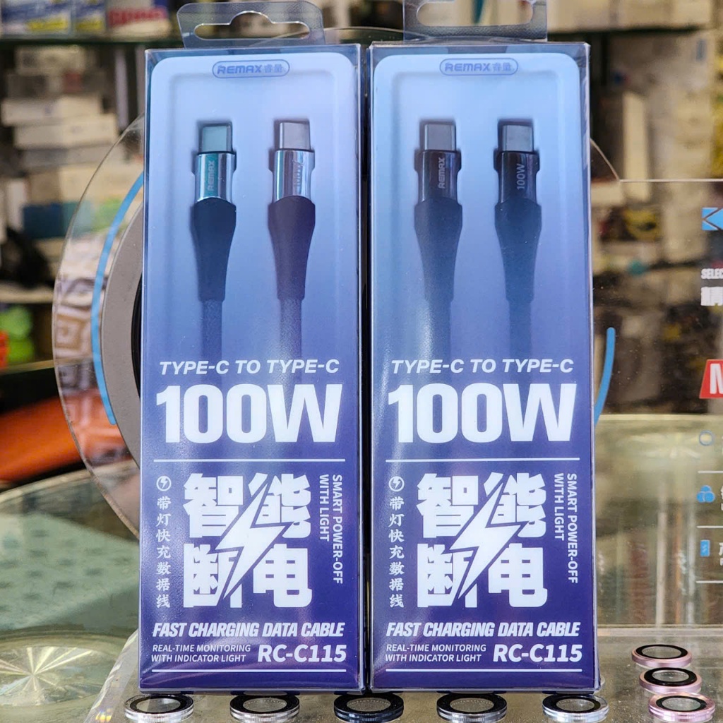 Dây Cáp sạc Type C ra Type C 100W REMAX RC-C115/ 1M2 | Shopee Việt Nam