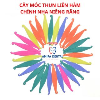 Set 10 Cây Móc Gắn Chun Liên Hàm Niềng Răng, Cây Móc Thun Liên Hàm, Móc Chun Chỉnh Nha Niềng Răng