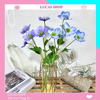 Hoa Thuỷ Tiên cao cấp 65cm 6 bông - trang trí phòng khách, decor cửa hàng, bình hoa để bàn...