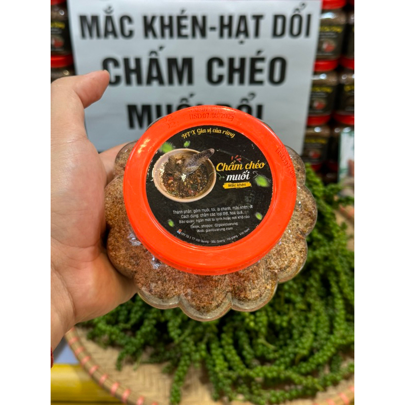 chẩm chéo muối