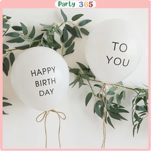 Bóng Bay In Chữ Happy Birthday To You Trang Trí Sinh Nhật
