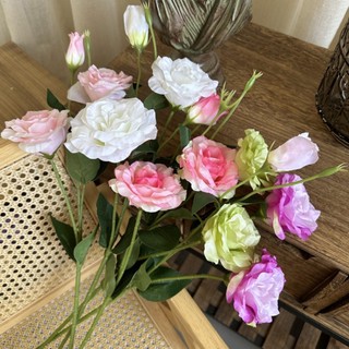 Hoa giả - Hoa Cát Tường cao cấp (65cm) trang trí nhà cửa, decor cửa tiệm, cắm bình hoa làm đạo cụ chụp ảnh...