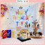 Phông Nền Background Happy Birthday Trang Trí Sinh Nhật Phong Cách Hàn Quốc