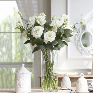 Hoa giả - Hoa Cát Tường cao cấp (65cm) trang trí nhà cửa, decor cửa tiệm, cắm bình hoa làm đạo cụ chụp ảnh...