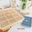 Khay Trữ Đông Đồ Ăn Dặm Cocobear 6 Ô 12 Ô Kèm Nắp Trong Suốt, Trữ Đông Chất Liệu Silicon Ngăn Mùi