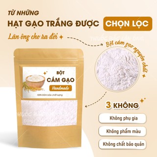Bột cám gạo nguyên chất 500g (Cám gạo organic dưỡng trắng da) - Thuốc Bắc Lãn Ông