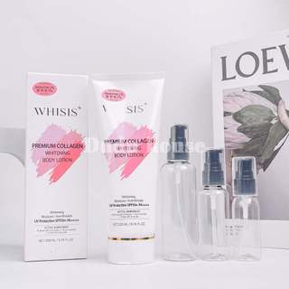 Kem Dưỡng Thể Trắng Da Nâng Tone Chống Nắng Whisis Premium Collagen/Glutathione Whitening Body 200ml