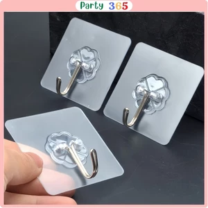 5 Móc Treo Dán Tường Chịu Lực,móc Treo Rèm Sinh Nhật,đồ Dùng Sinh Hoạt,...