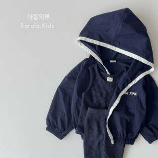 Set gió mỏng cho bé Batala kids, bộ gió trẻ em hàn quốc mặc mùa thu tránh gió và tránh nắng MỎNG 1 LỚP 2024