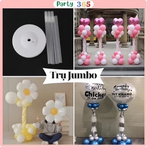 Trụ Bóng Inox Jumbo, trụ Bóng Bay Cao 1m2-2m