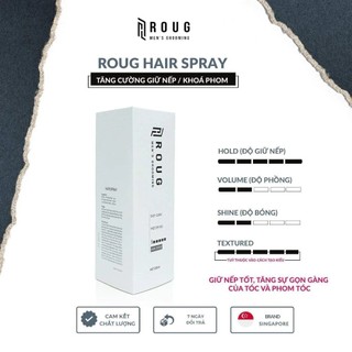 Sáp vuốt tóc Roug Men's Grooming , Gôm Roug Hair Spray , Xịt tạo phồng Roug Sea Salt Spray