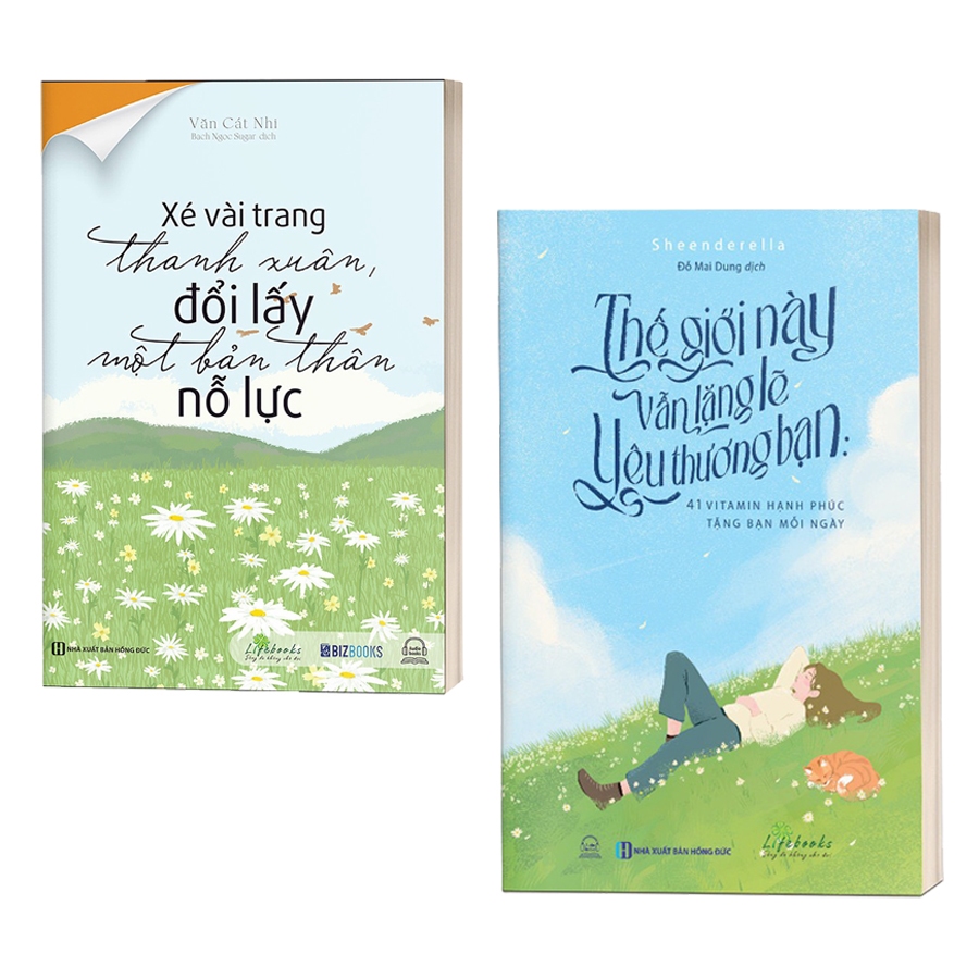 Sách Xé vài trang thanh xuân, đổi lấy một bản thân nỗ lực & Thế Giới Này Vẫn Lặng Lẽ Yêu Thương Bạn