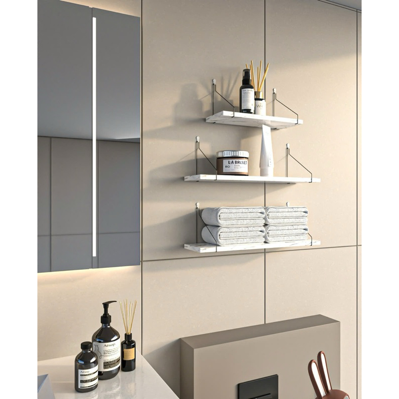 kệ gỗ cao cấp trang trí nhà tắm nhà bếp decor phòng khách Vinasu