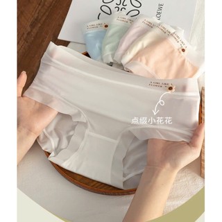 [Combo 10 Cái] Quần Lót Nữ Lụa Viền Chữ A Girl Love A Flower Tàng Hình Siêu Xinh