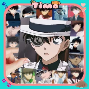Sticker Kaito Kid Conan Hình Dán Anime Cute Trang Trí Sổ Tay Ốp Điện Thoại Timo ST109