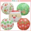 Đèn Lồng Tròn Giấy Lụa Treo Trang Trí Noel