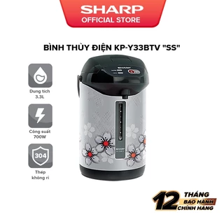 Bình thủy điện Sharp KP-Y33BTV "SS" - Bảo hành chính hãng 12 tháng
