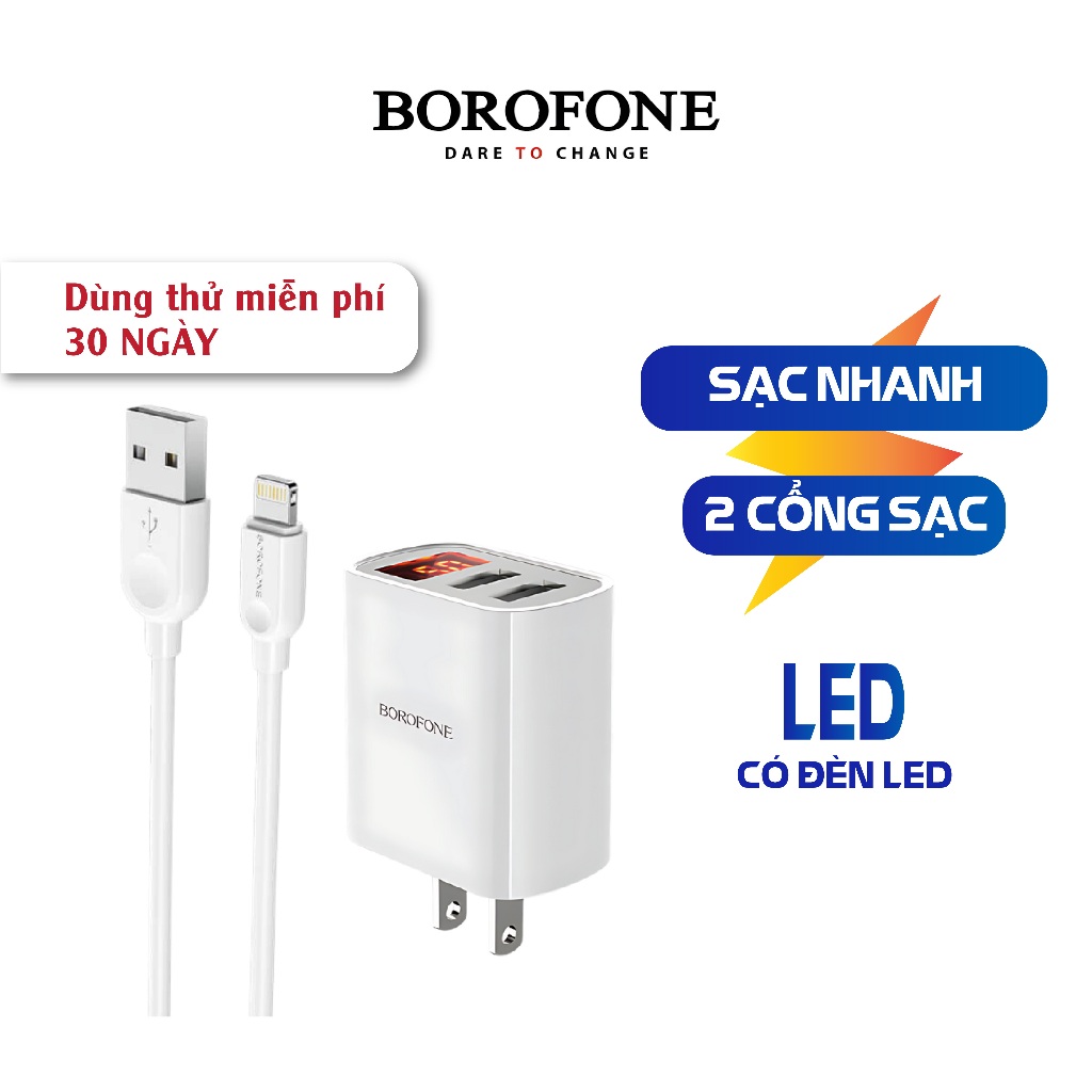 Bộ sạc 2 cổng Borofone BA58 - AK Mobile | Shopee Việt Nam