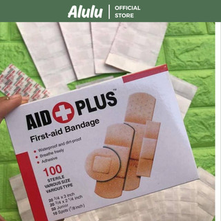 Băng Gạc Y Tế Cá Nhân Hộp 100 Cái , Ơ Gâu Gia Đình , Dán Vết Thương Y Tế,kho Sỉ Gia Dụng Alulu