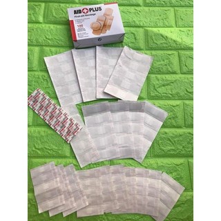 Băng Gạc Y Tế Cá Nhân Hộp 100 Cái , Ơ Gâu Gia Đình , Dán Vết Thương Y Tế,kho Sỉ Gia Dụng Alulu
