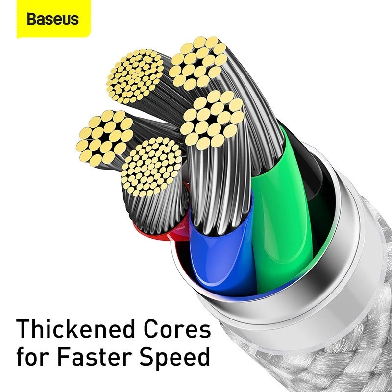 Dây Cáp Baseus PD 20W Nối Đầu USB-C Sang Lighting Sạc Nhanh Hỗ Trợ Truyền Dữ Liệu 480Mbps