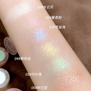 [Y261] Phấn Nhũ Mắt, Phấn Bắt Sáng XIXI đơn sắc - Highlight Ánh Kim Cương, Không Thấm Nước
