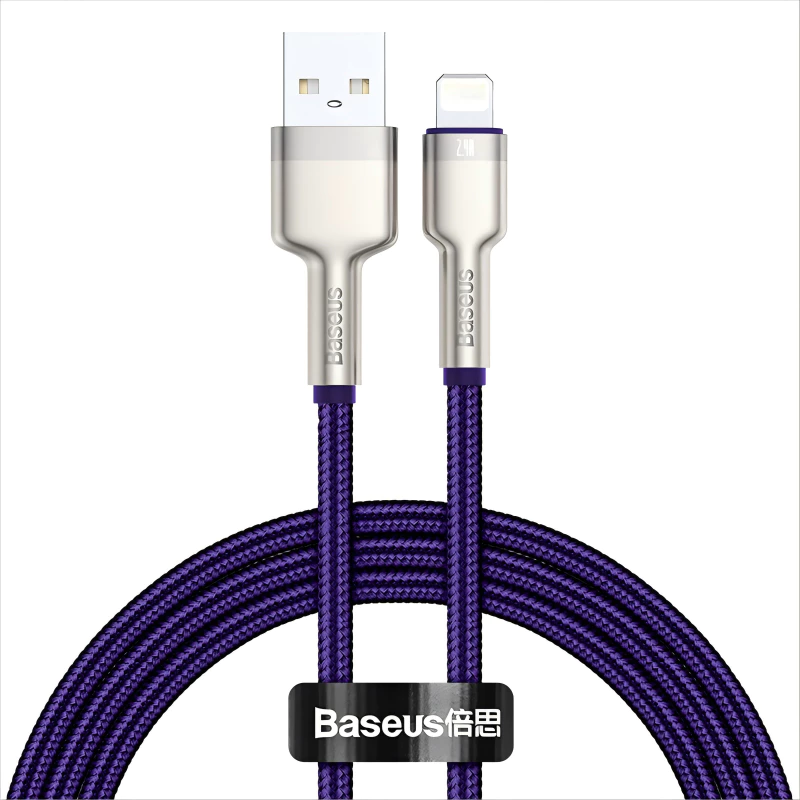 Dây Cáp Sạc USB Sang Lighting 2.4A Nhanh Baseus Cho Phone/Ipad Từ USB Sang Phone 2.4A