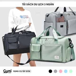 Túi Xách Du Lịch Có 3 Ngăn, Kèm Ngăn Để Giày, Tập Gym, Đi Bơi Chống Nước Cao Cấp, Có Ngăn Ngoài - Tui3Ngan