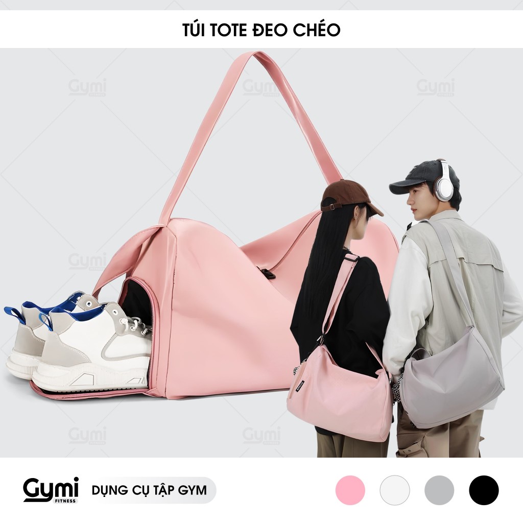 Túi Tole Du Lịch Đeo Chéo Thể Thao - Túi Tote Kèm Ngăn Để Giày, Chống Thấm Nước - Thời Trang Nam Nữ - TuiTole