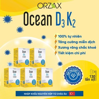 Ocean D3K2 Hỗ Trợ Bổ Sung Vitamin D3, K2 Cho Trẻ chai 20ml