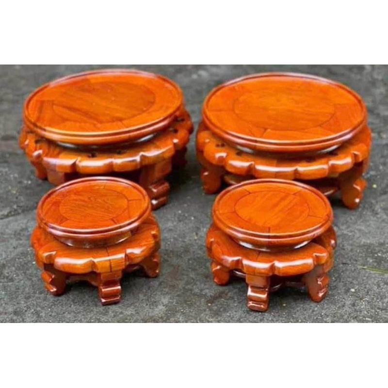 Đôn Kê Bát Hương , Kỷ váy , Đôn gỗ Hương lào, hương đá trang trí phòng thờ cao 15cm